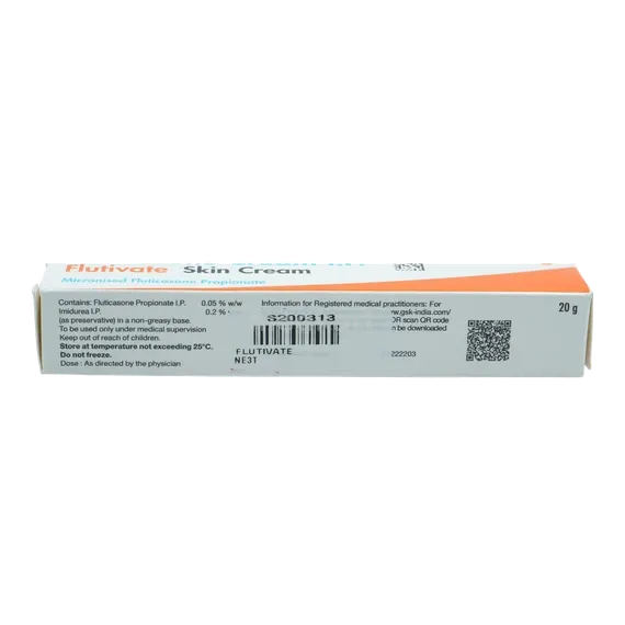 flutivate skin cream 20 gm